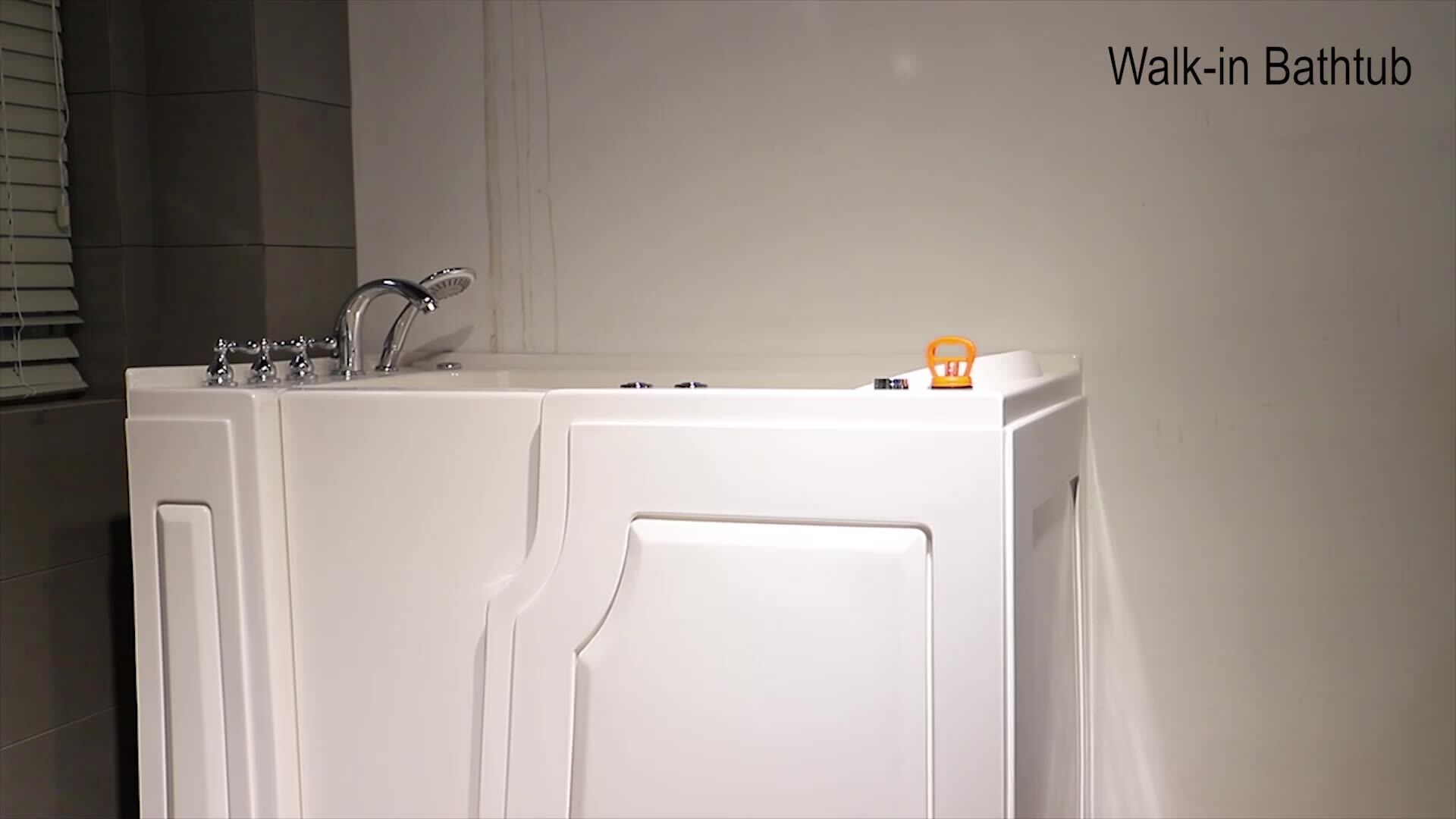 Air Bubble & Whirlpool Massage Walk In Bathtub For Old People Bathtub