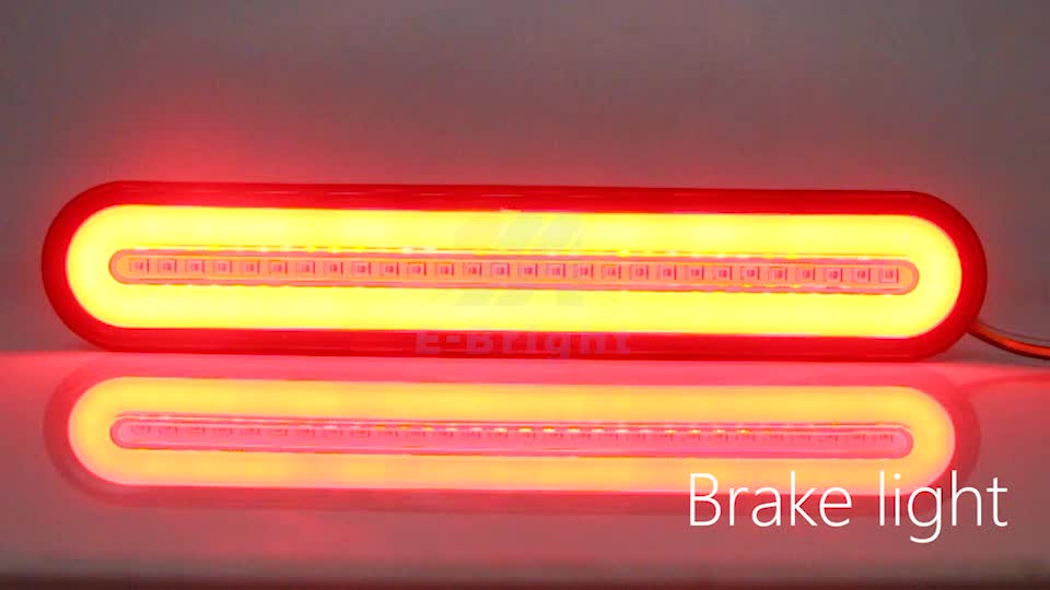 Dc 930v Ip68 Red Yellow Sequential Drl Turn Signal Led Tail Lights For Trucks Driving Daytime