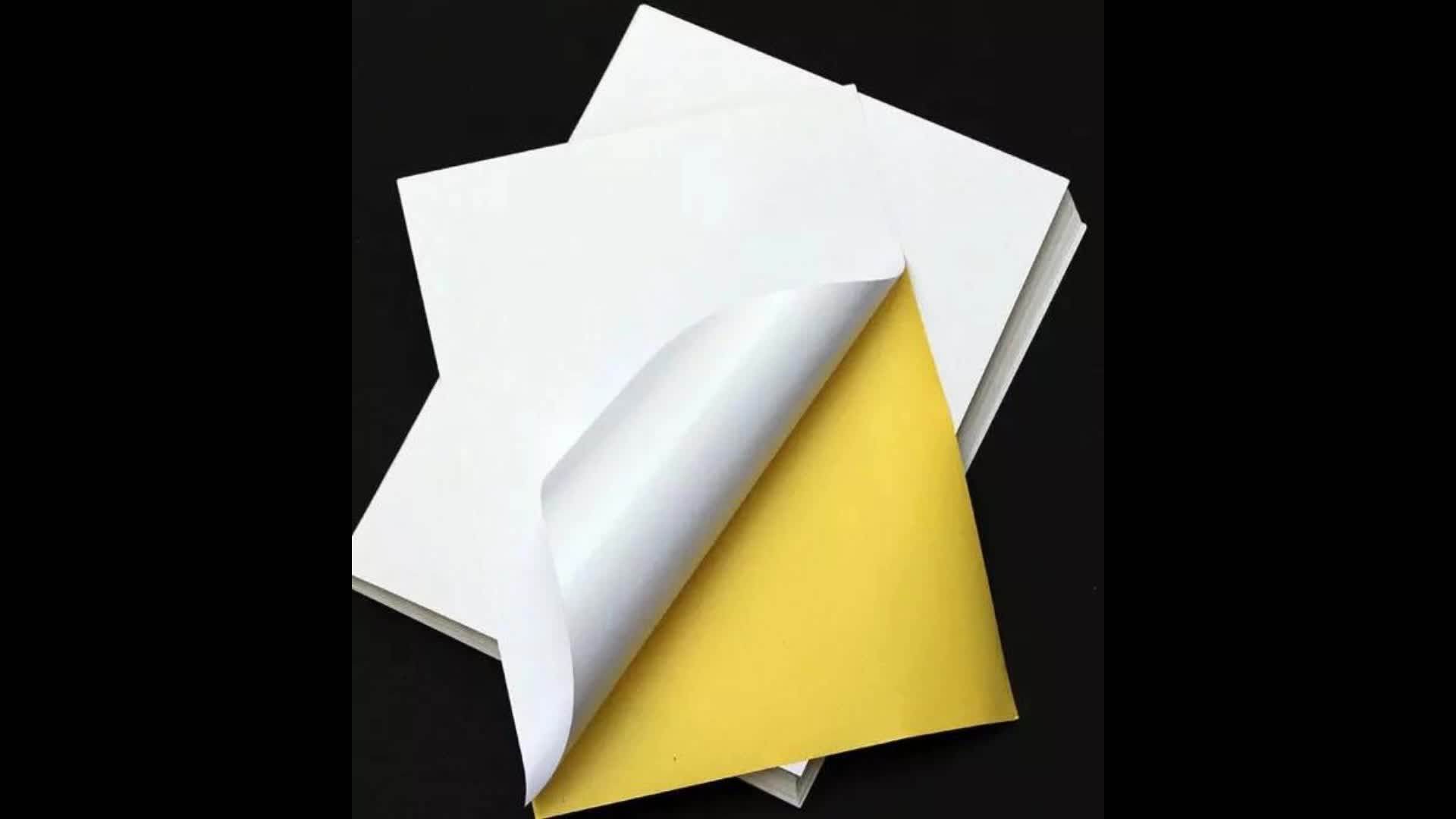 Manufacturer Mirror Label Printing 85g Self Adhesive Cast Coated