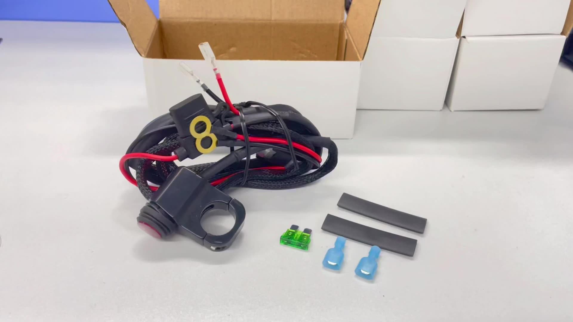 On Off Toggle Switch 12 Volt 180w 22mm Diameter Fitment Motorcycle Fog