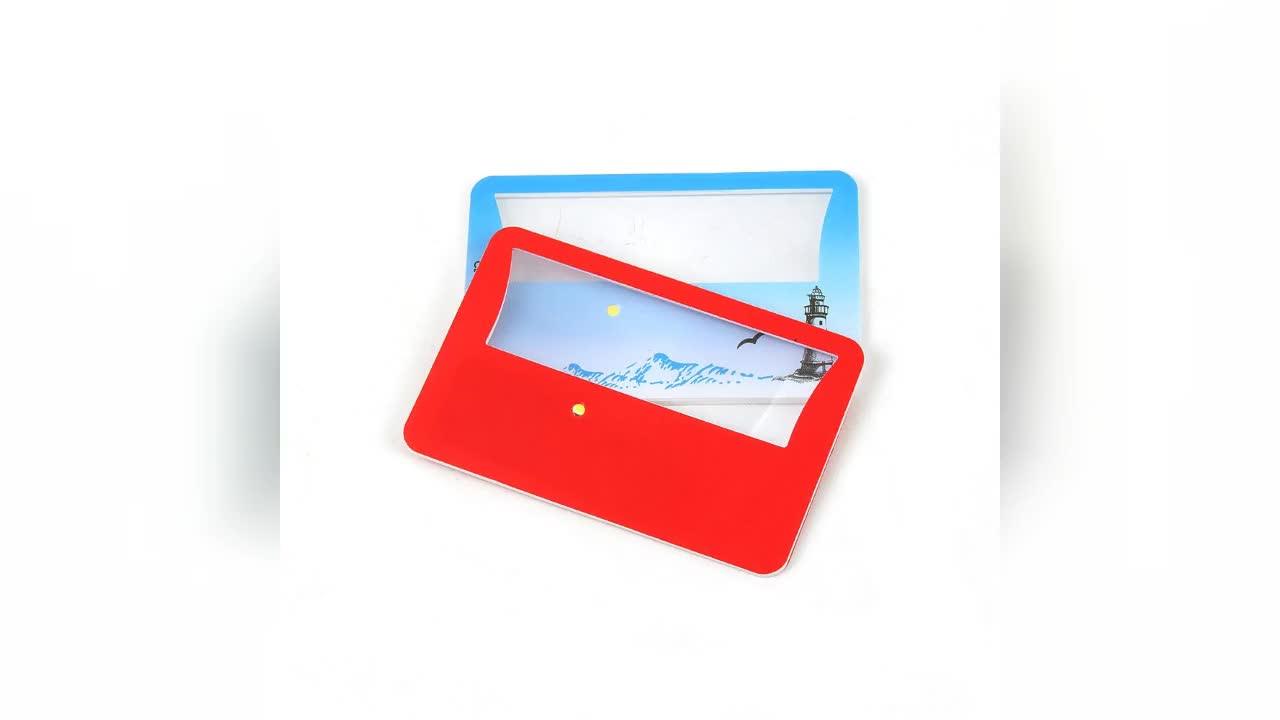 Credit Card Sized Fresnel 3 X Power Magnifier With Push Control Led Light Buy Credit Card Size