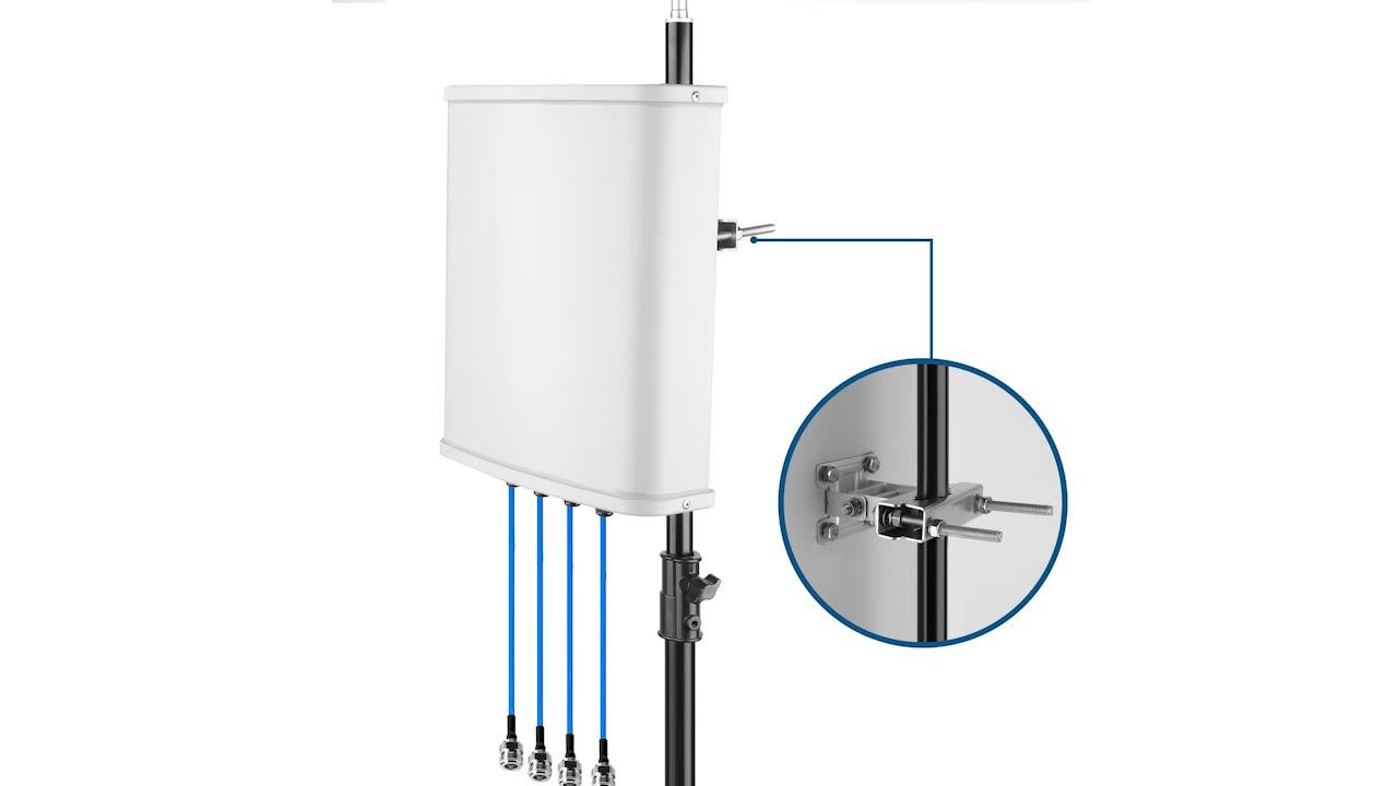 5G New product Lte 4 Port Omni Directional Panel Antenna 4x4 MIMO