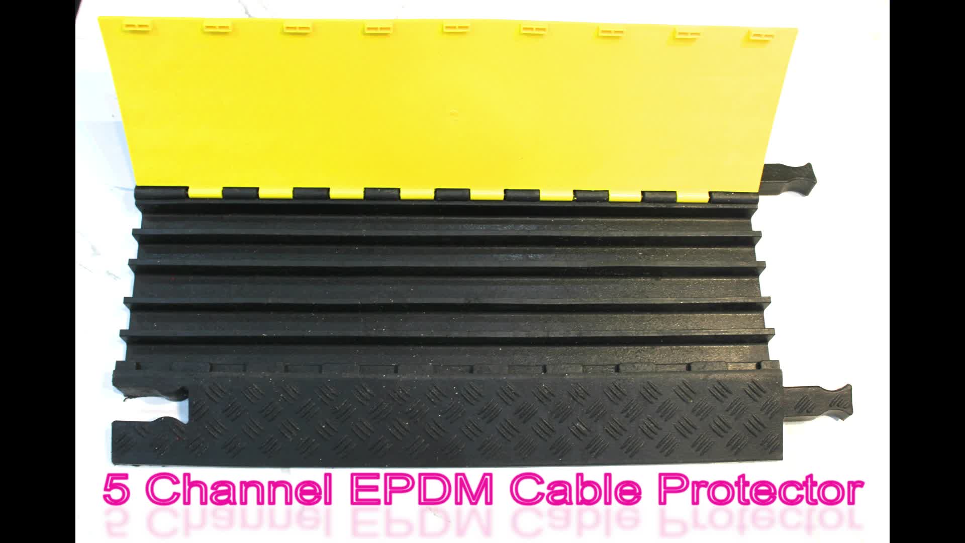 Rubber Cable Protector 5 Channel,Rubber Cable Tray,Plastic Raw Material