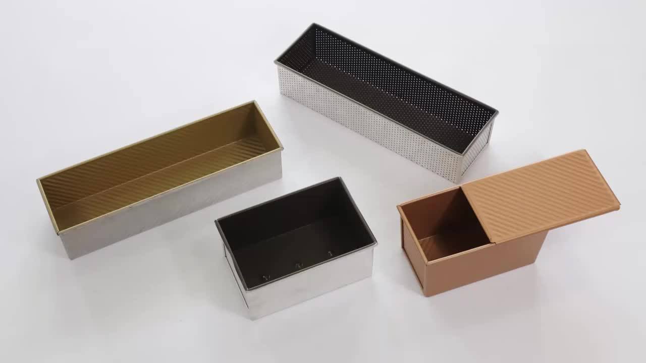 Factory Custom Non Stick Corrugated Perforated Aluminum Bread Pan Bread