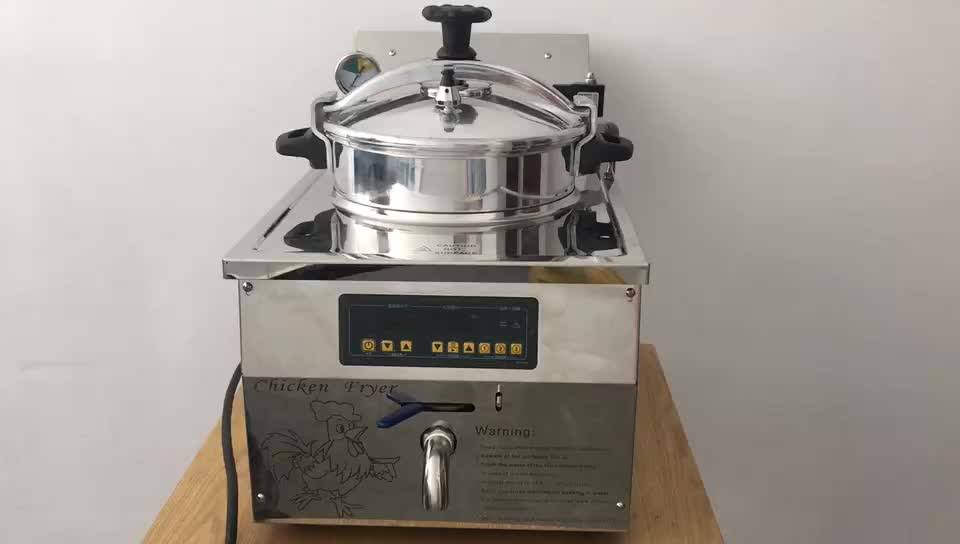 Automatic Stir Fry Machine Electric Pressure Fryer Commercial Kitchen