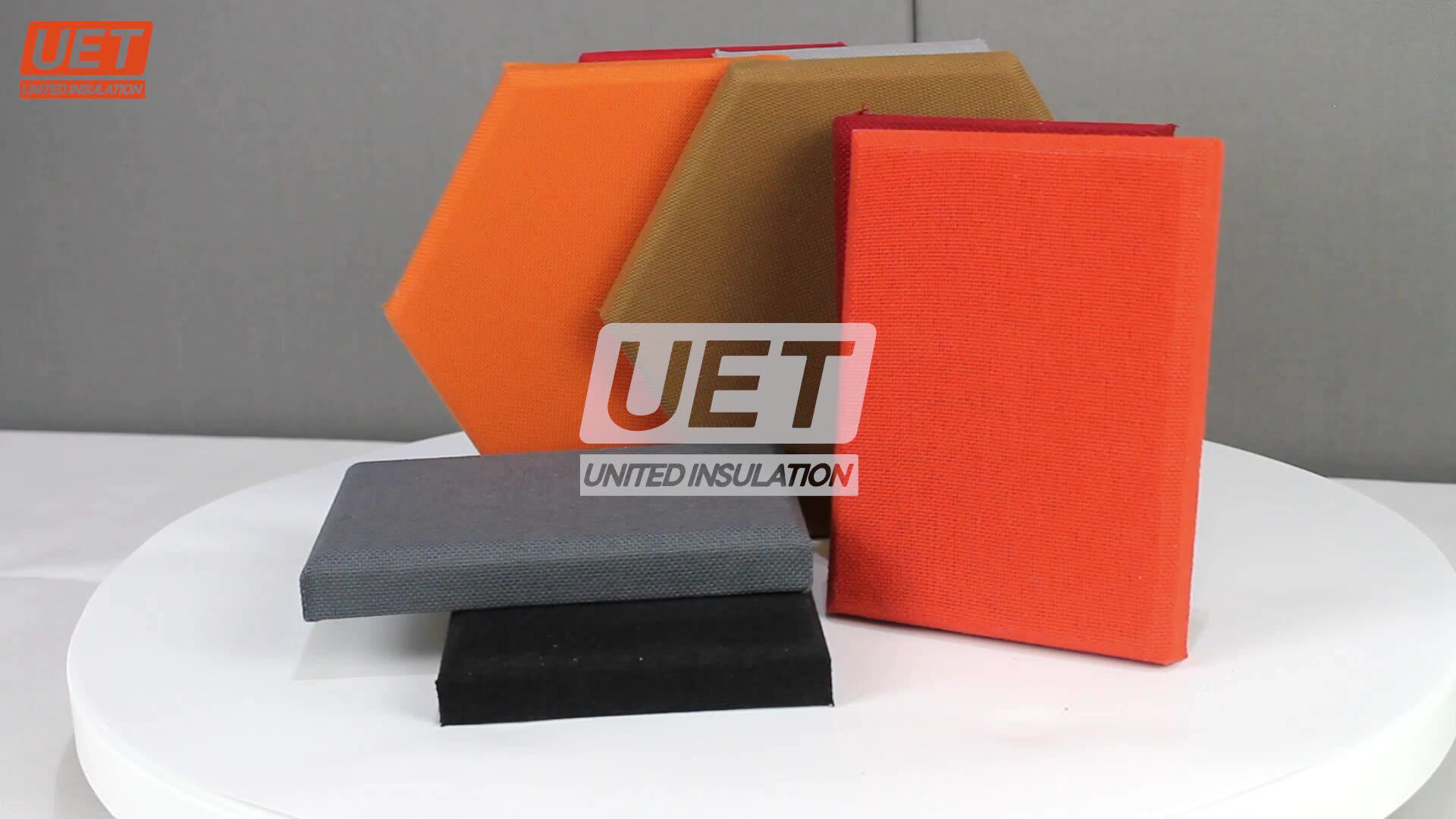 Acoustic Gypsum Board Fiber Glass Wool Ceiling Panels Acoustic Wall