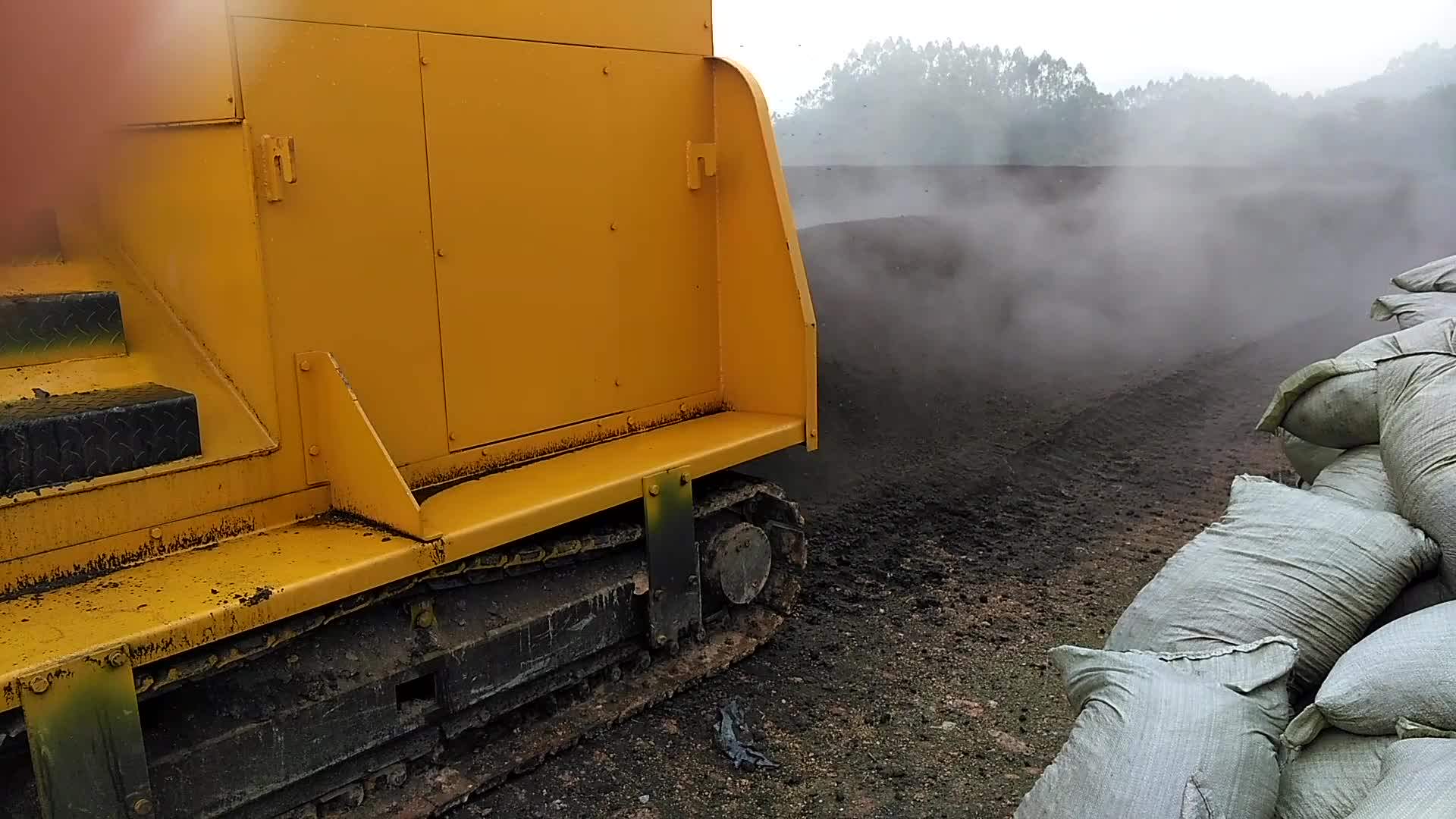 Agricultural Machine Factory Tagrm Offer Low Price M3600 Compost Turner/ Compost Mixer Machine