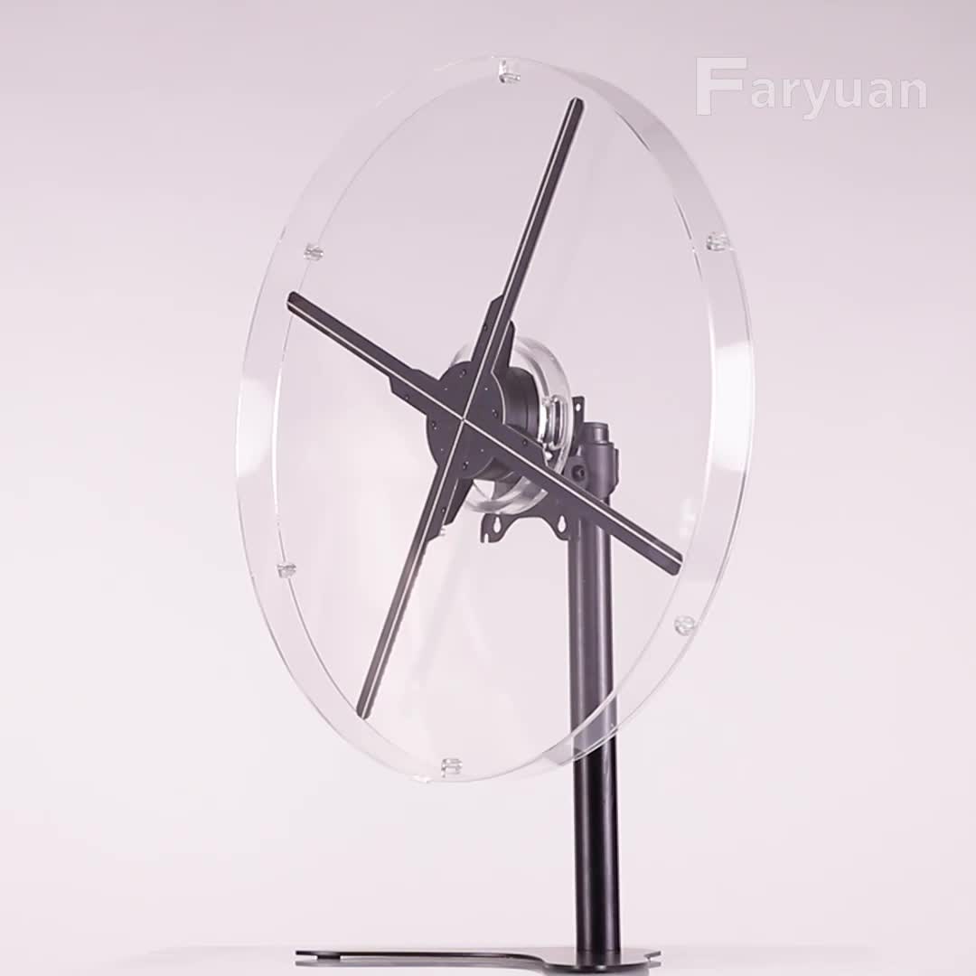 50cm Led Air Advertising Holographic Fan Projector 3d Hologram Display