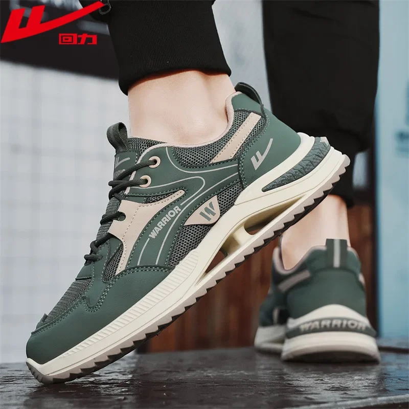 Huili official genuine goods 2025 spring new men's mesh breathable sneaker deodorant tide thick-soled travel shoes