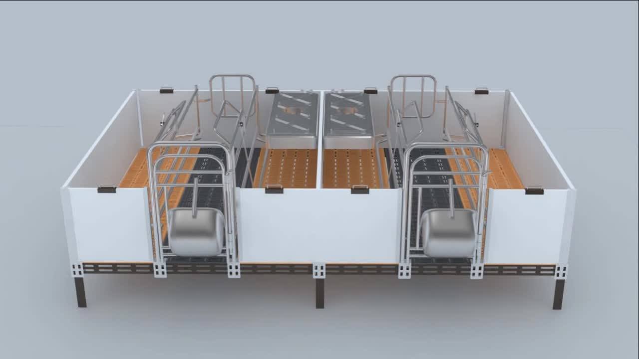 High Quality Pig Farrowing Stalls Pig Bed Sow Birthing Pen For Sale