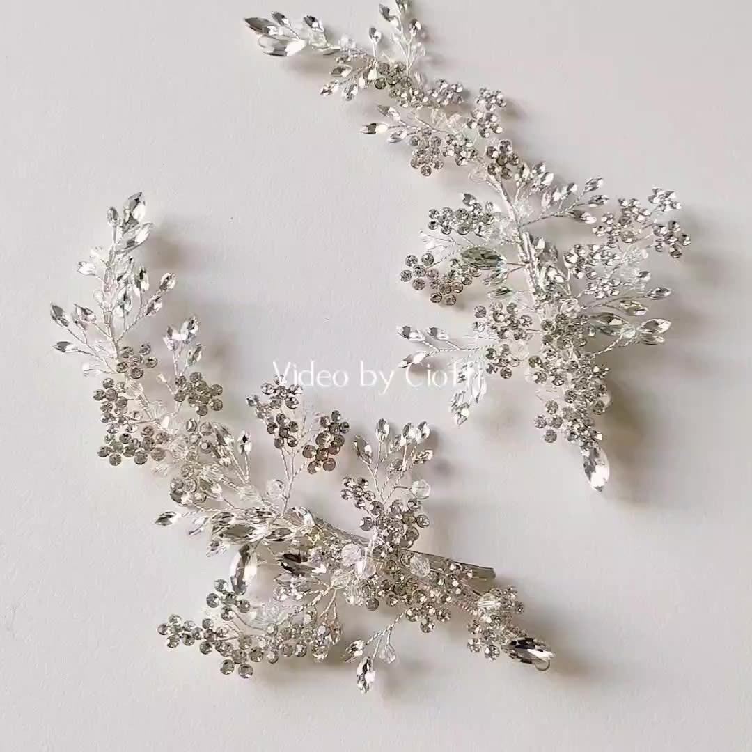 Handmade Rhinestone Bridal Hair Accessories Wedding Luxury Headpiece