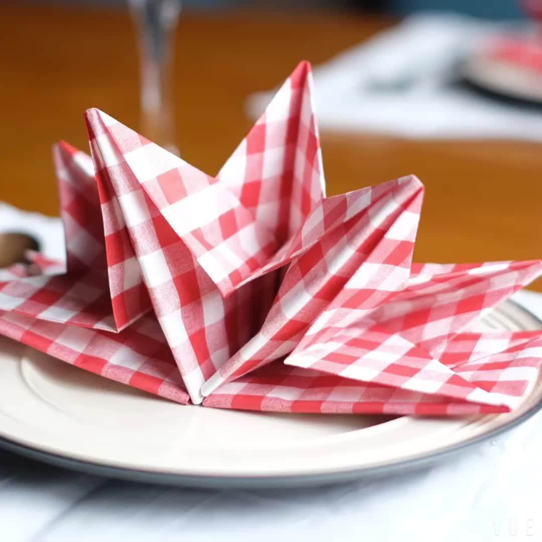 40x60cm 3ply High Quality Custom Printed Pre Folded Paper Napkins,Pre