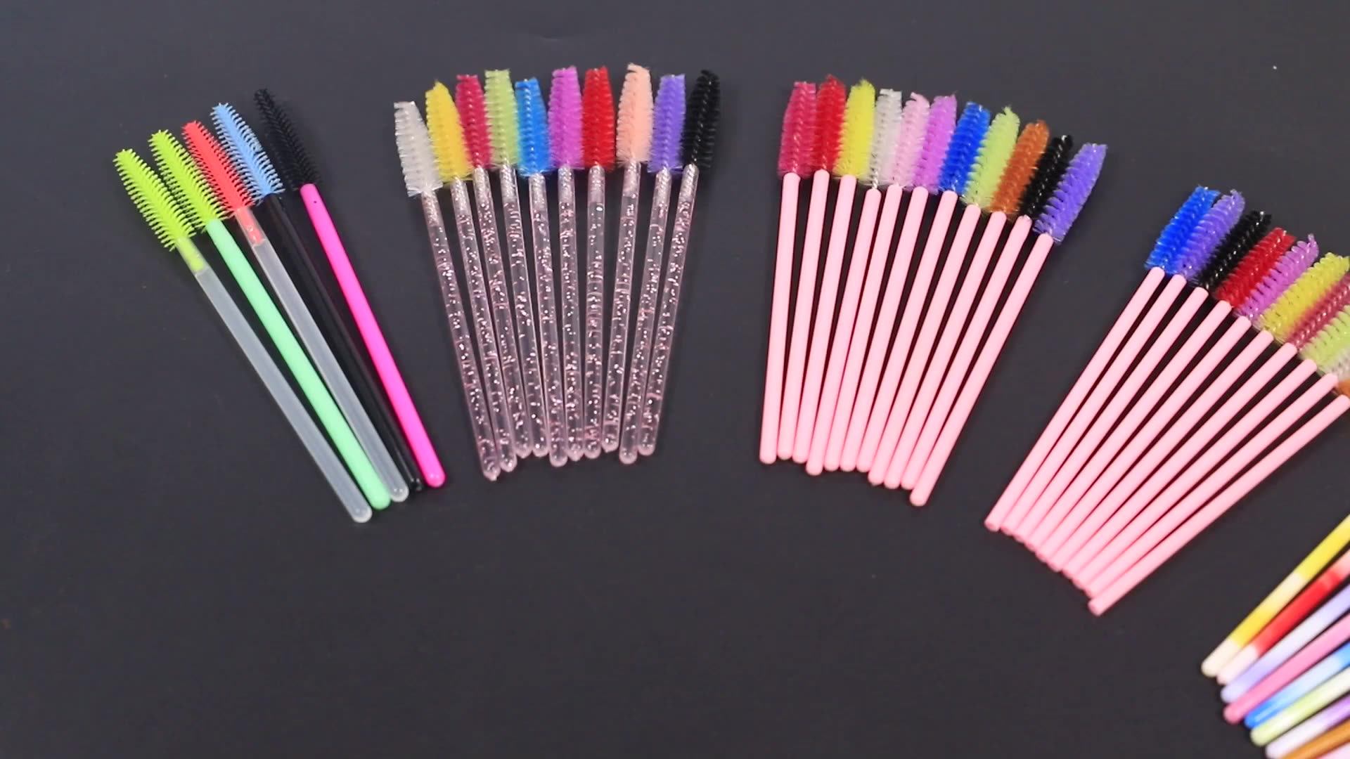 Brush Eyelash Lash Wand False Sampler Mini Travel Eyebrow Dual Custom