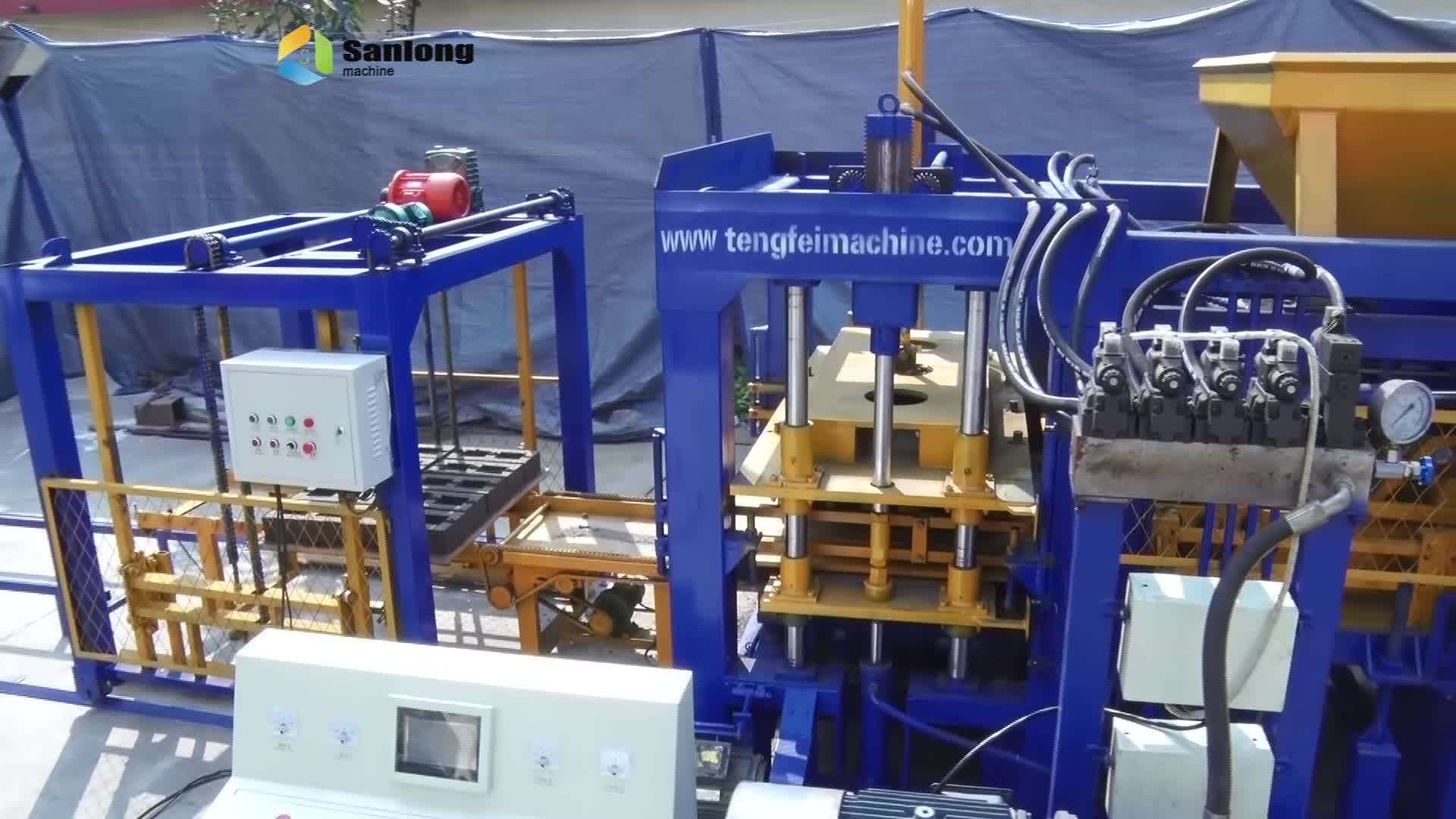 Qty1015 Fully Automatic Hydraulic Cement Block Making Machine