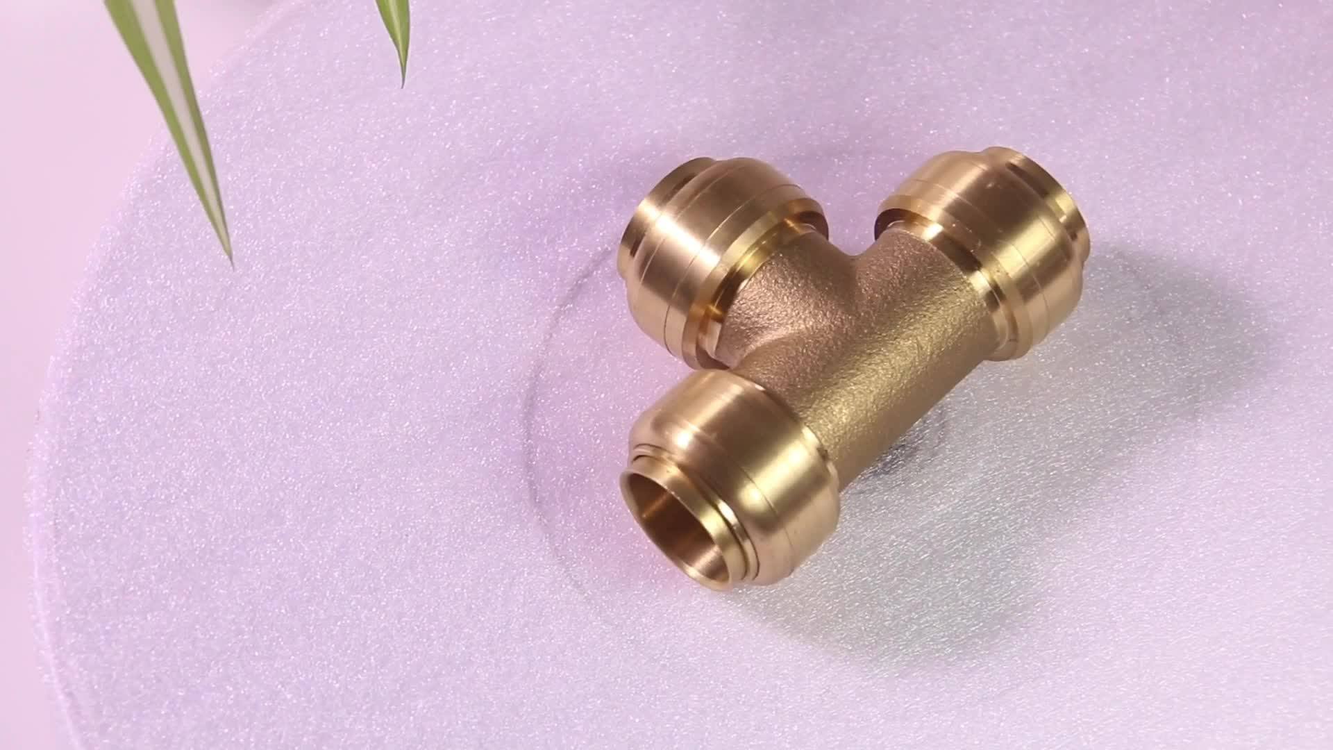 Lead Free Brass Push Fit Pipe Fitting Buy Lead Free Brass Push Fit