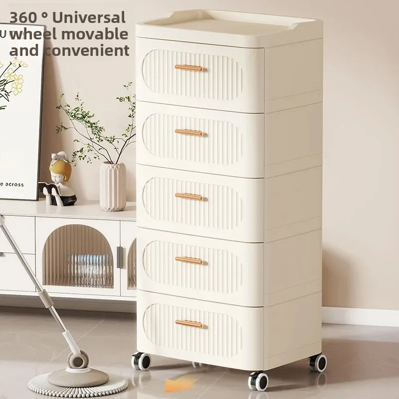 New Drawer-Type Storage Cabinet Plastic Multi-Layer Storage Cabinet Household Removable Storage Cabinet Clothes and Toys Storage Box