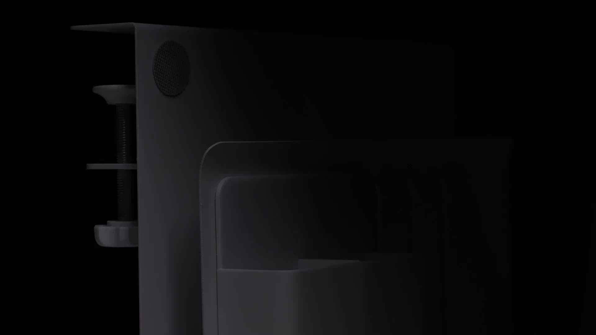 Desk Side Storage,No Drill Vertical Laptop Holder,Laptop Under Desk