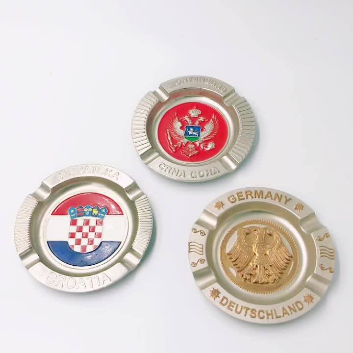 Custom Espana Spain Ashtray Tourist Souvenirs Metal Ashtray Espana