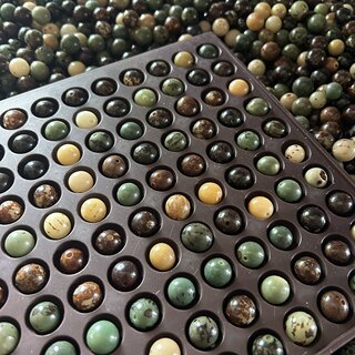 (a182) premium imported bodhi fruit through-hole bracelet with loose beads 2jin jin is equal to 0.5kg