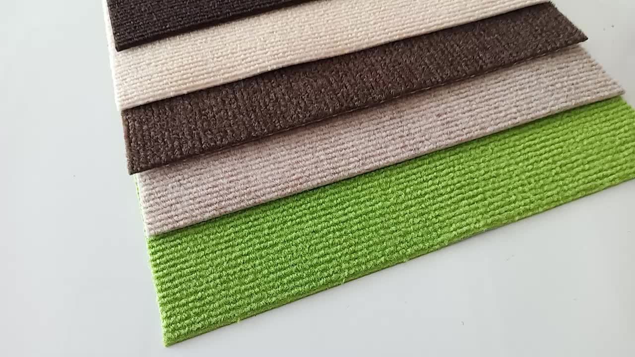 Carpet Tiles Peel And Stick Self Adhesive Squares Mat Black Basement