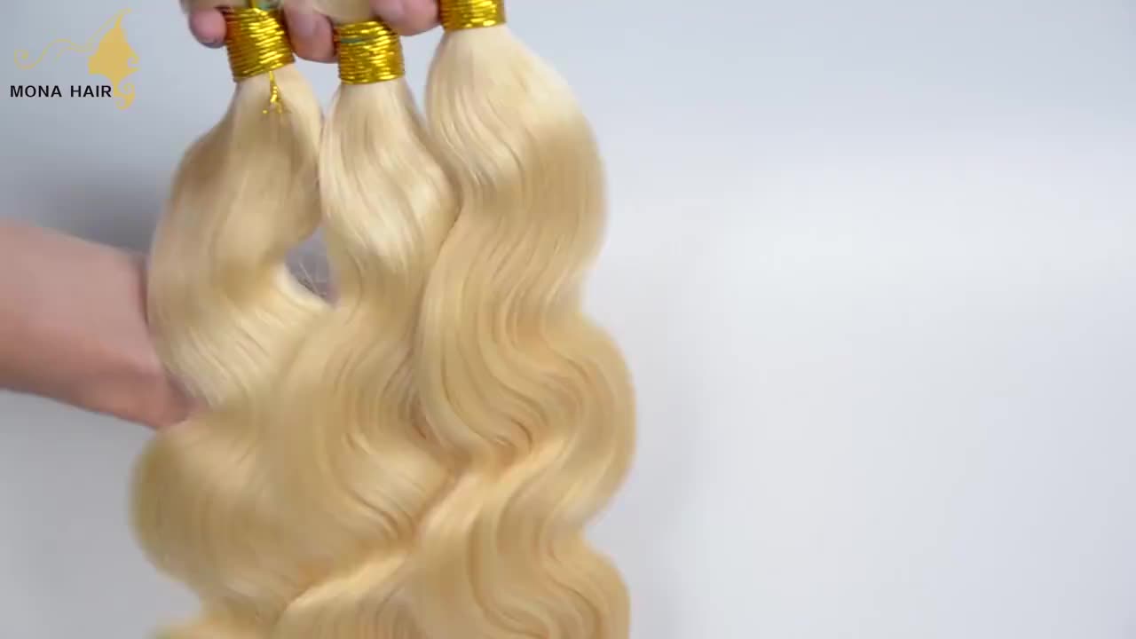 613 Blonde Hiar Wholesale Best Quality Virgin Hair Human Hair