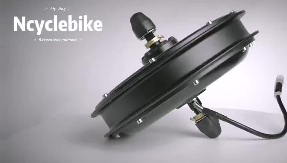 10x3.0 Tire Reverse Function 48v 800w Wheel Hub Motor For Electric