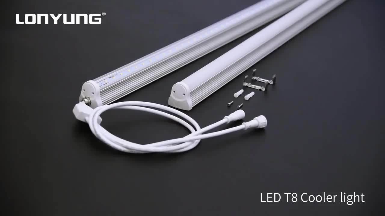 Clear Len 4ft 5ft 6ft V Type Integrated Tube Led Fridge Light Buy
