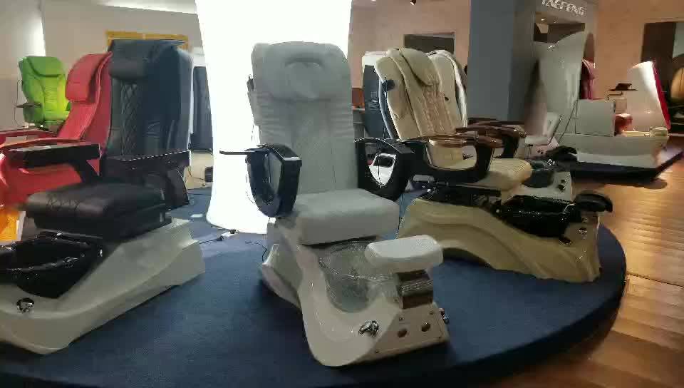 Luxury Manicure Pedicure Chair For Nail Salon / Used Spa Barber