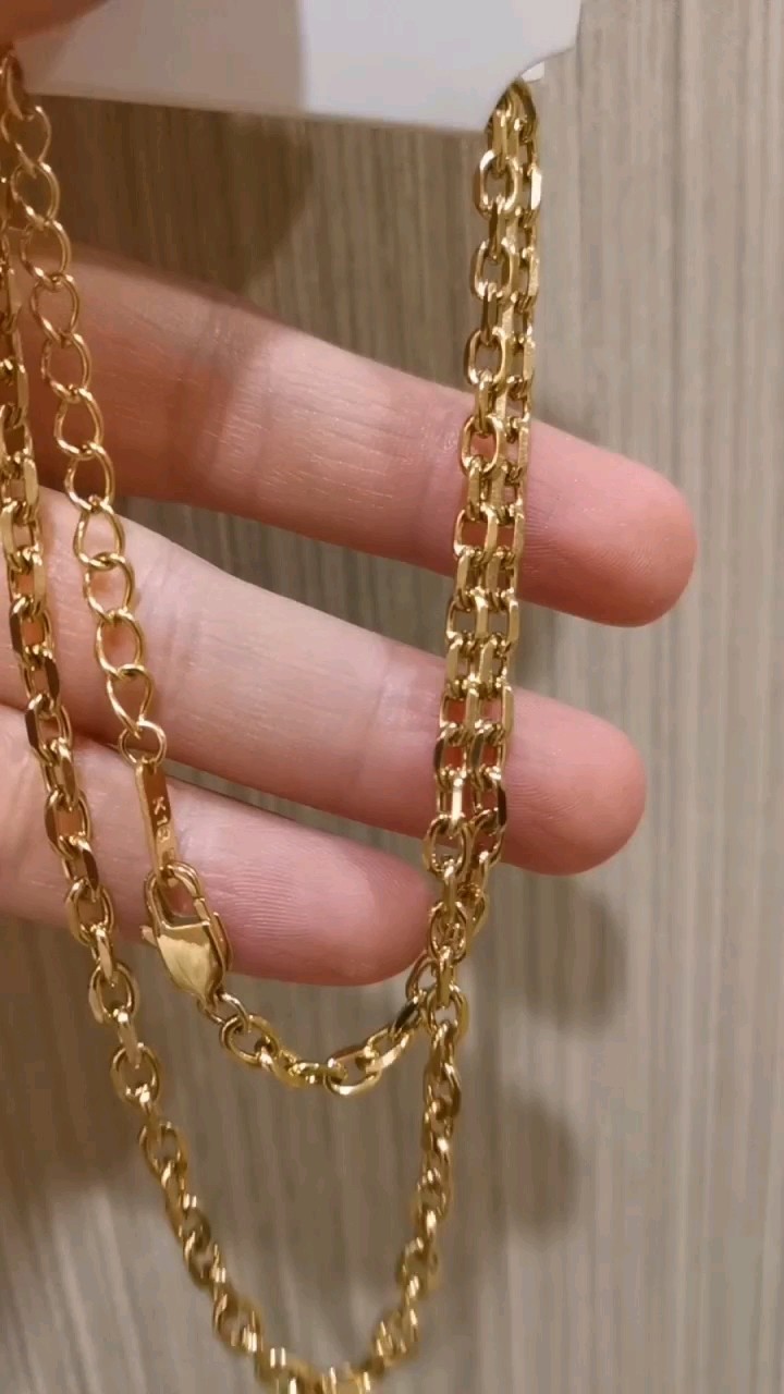 Permanent Jewelry Chain 14k18k Is Filled With Thick Gold,Colorfast