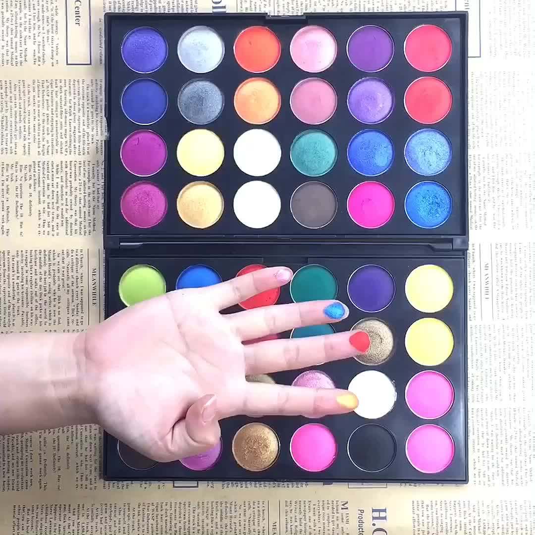 Low Moq Best Price Black Eyeshadow Palette 48 Colors Eye Shadow