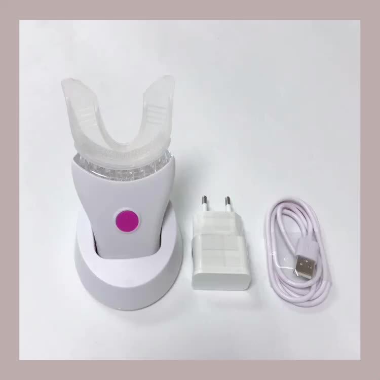 New Portable Vibration Teeth Whitening Light With Silicon Tray Machine Buy Teeth Whitening