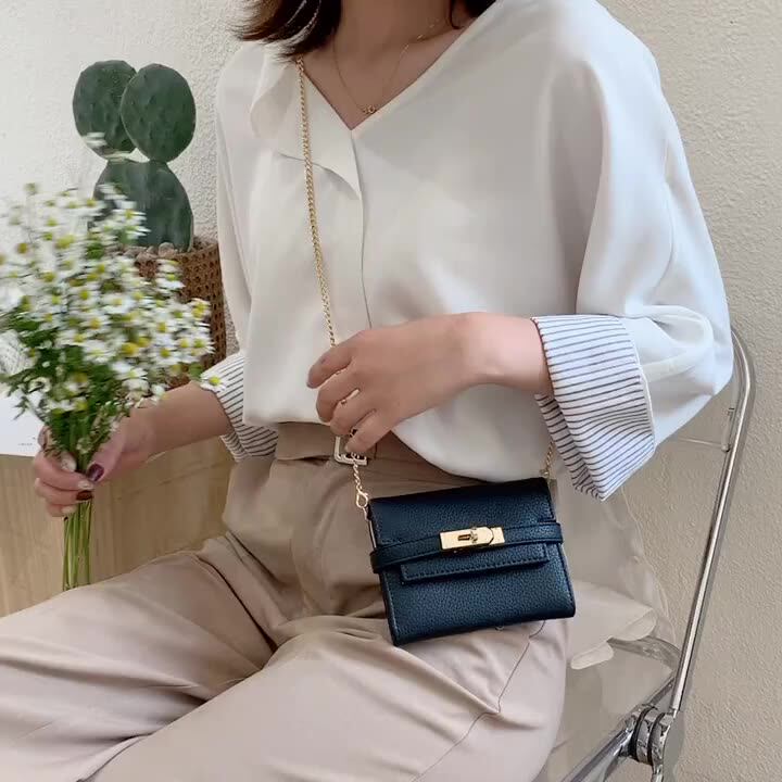 Unique Women's Flip Wallet Ladies Card Holder Cash Envelope Pocket