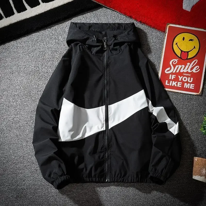 2024 New Trend Jacket for Men, Versatile Thin Outerwear for Spring and Summer, Baseball Jacket, Sun Protection Clothing, Windbreaker