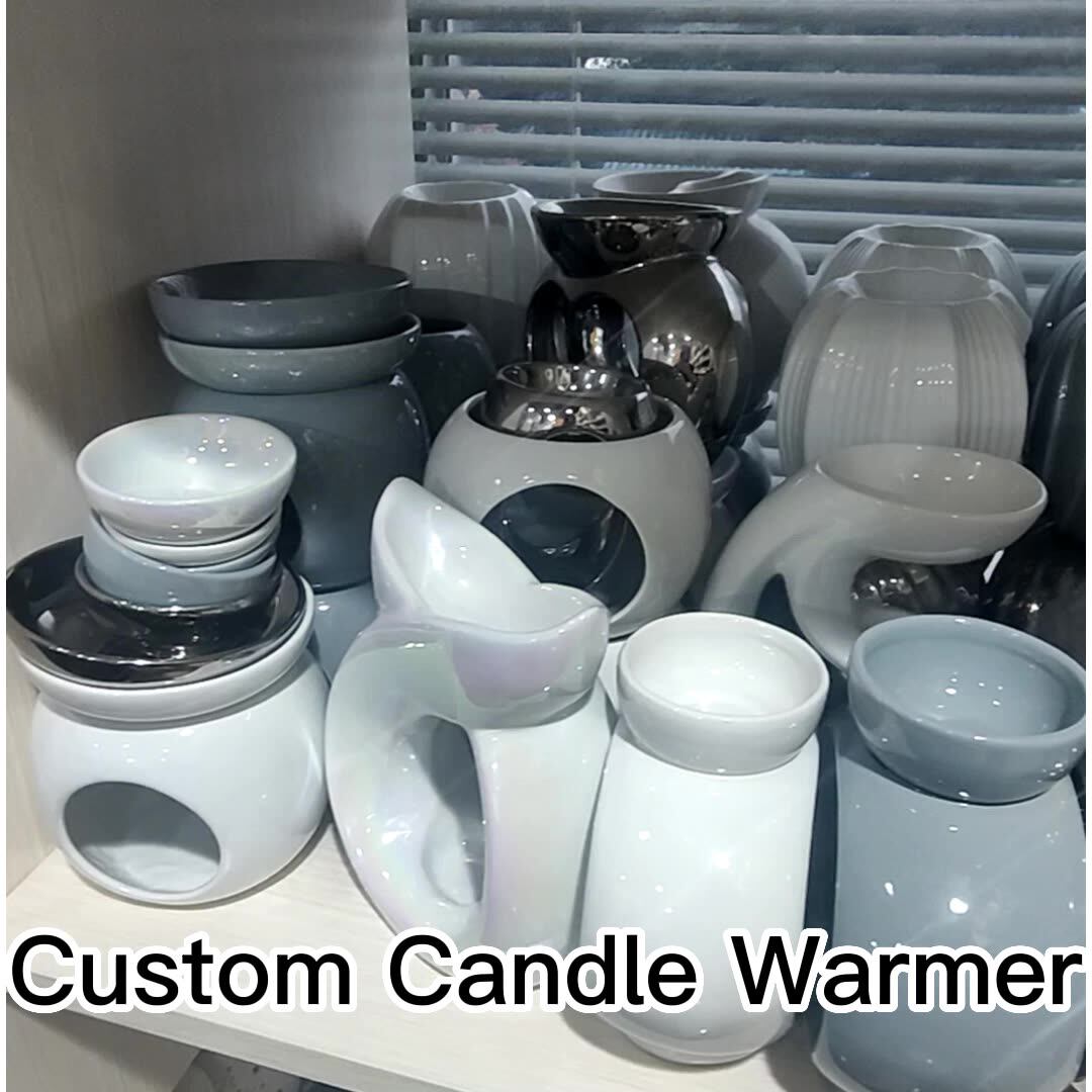 Custom Wax Burners Modern Tea Light Ceramic Candle Oil Burner Wax Melt