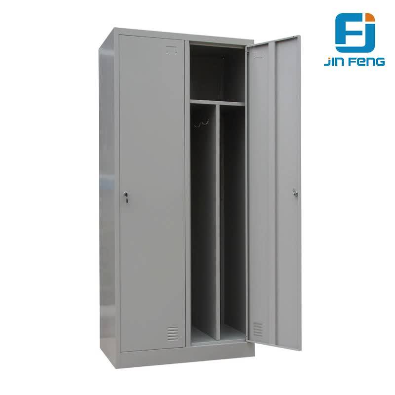 Metal School Locker Decoration Double Door Steel