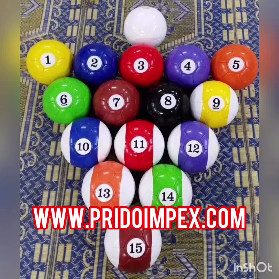 pool soccer balls