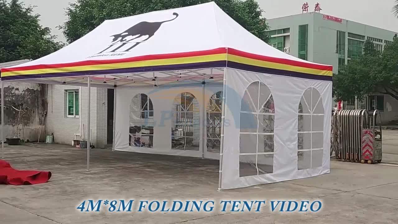 4x8m Luxury Aluminum Frame Custom Advertising Folding Gazebo Buy