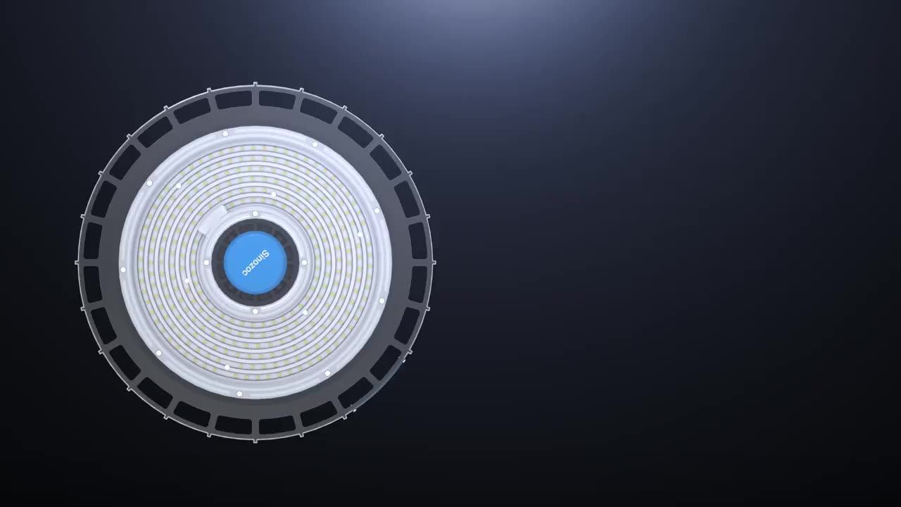 Sinozoc Led High Bay Light Intelligent Motion Sensor 180lm/w Ip66 100w