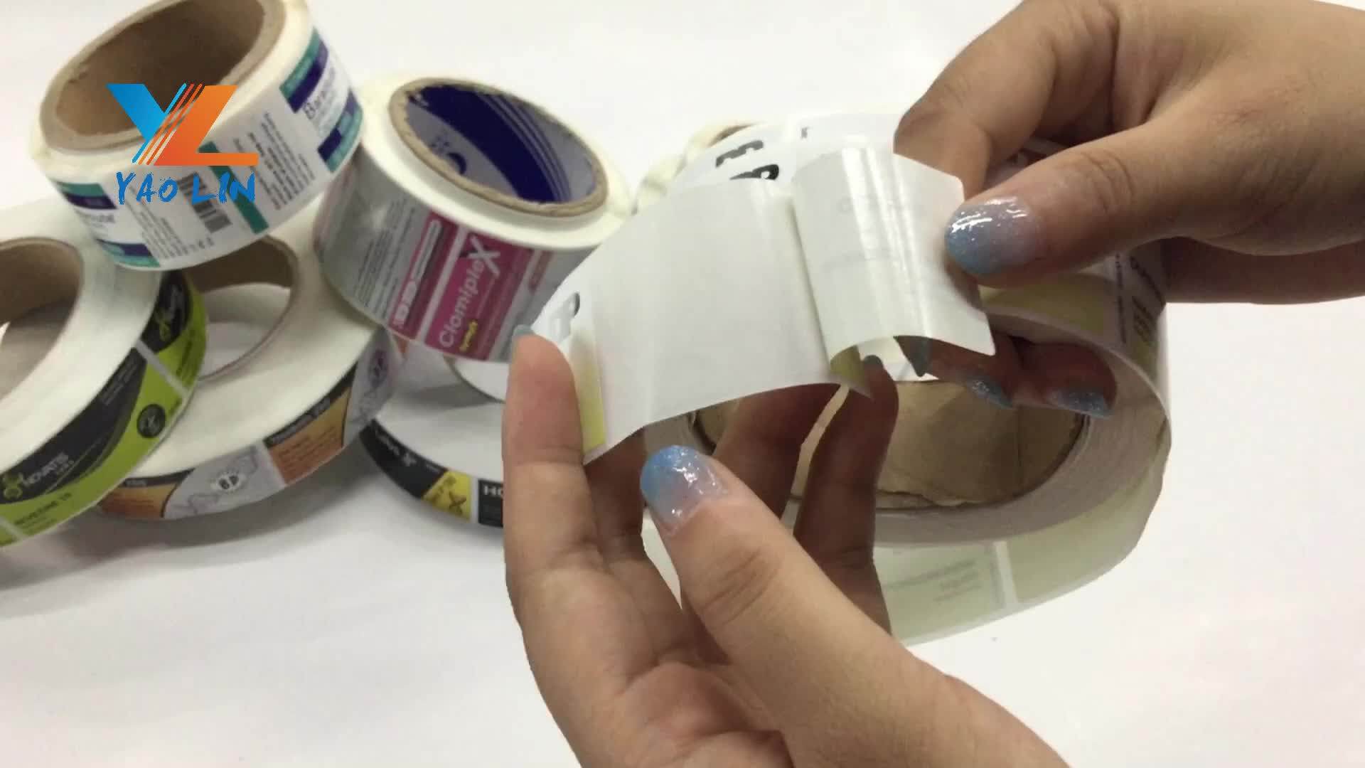 Custom Biodegradable Vial Adhesive Sticker Buy Vial Adhesive Sticker