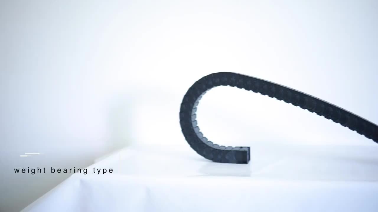 Small Size Nylon Flexible Track Drag Chain Plastic Cable Carrier Energy