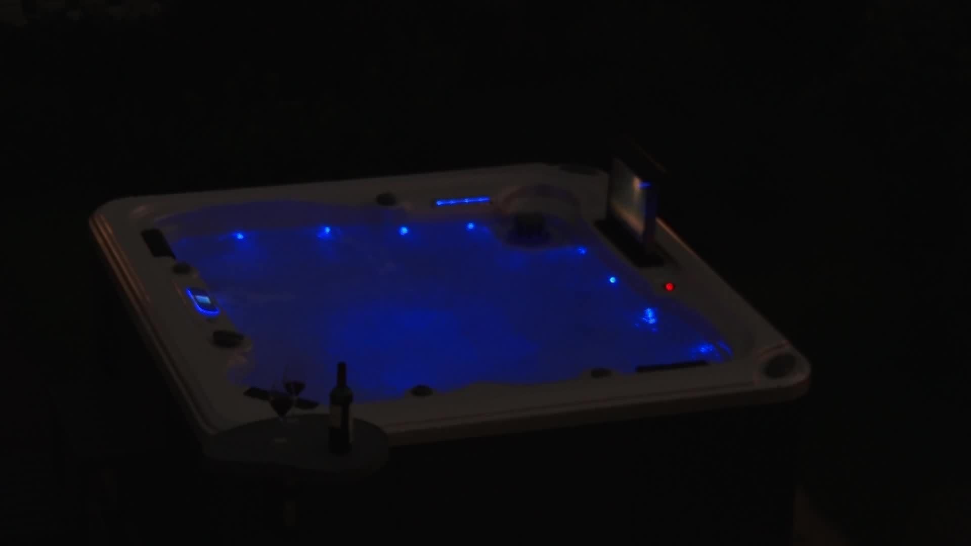 Jy8811 Family Garden Luxury Hot Spa Tub With High Density Foam Insulation Buy Spa Hot Tub Led