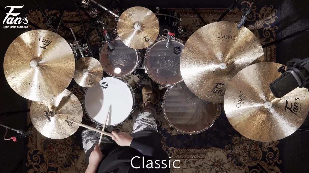 Bursting And Sound Cymbals Four Pieces B20 Cymbals Set