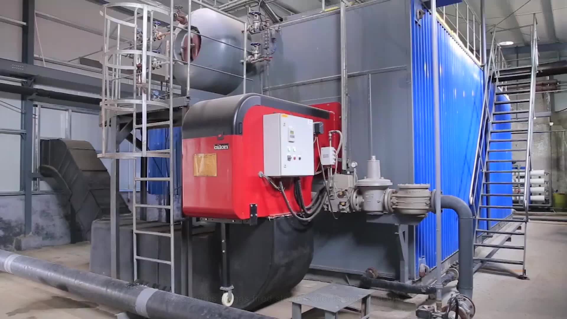 8 Ton Wns Oil Gas Fired Steam Boiler Gas Boiler Industrial Steam Boiler