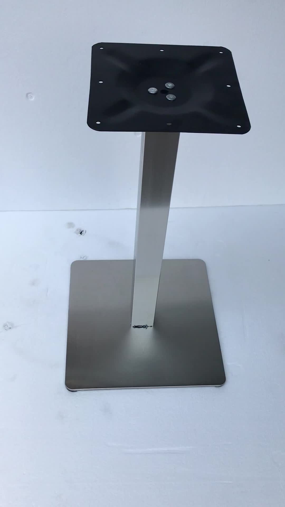 2 Seating Cast Iron Buffet Table Base Composite Stainless Steel Coffee