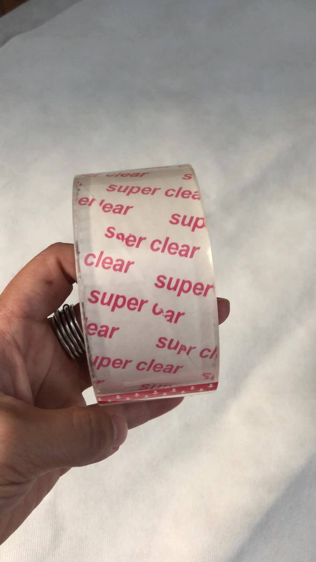 Crystal Bopp Adhesive Tape Super Clear Carton Sealing Tape Buy Adhesive Type,Super Clear