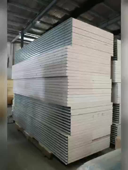 Mechanism eternal foam color steel plate clean plate Real gold plate Flame retardant foam purification plate Red foam color steel plate fireproof plate