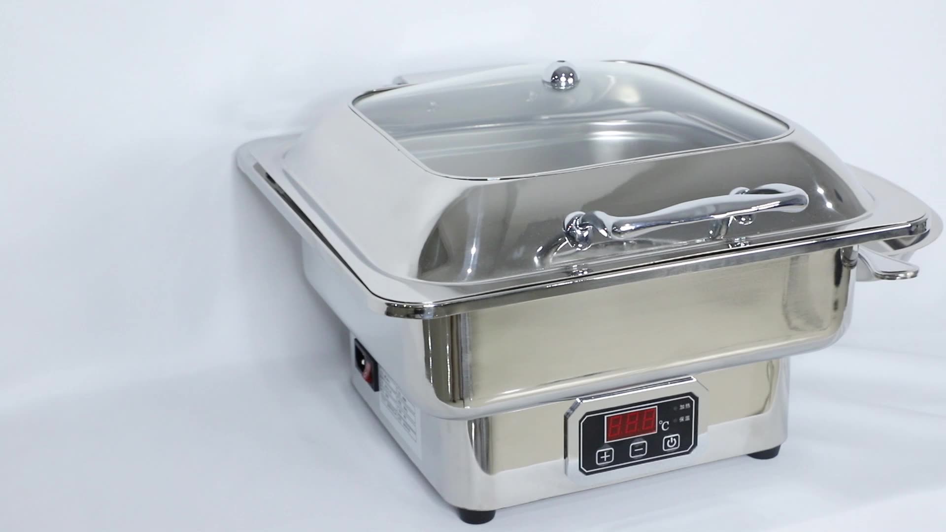 Heavybao Buffet Set Food Warmer Pot Stainless Steel Chafer Dishes With