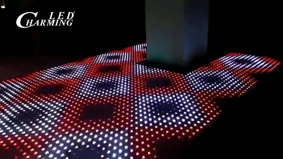Led Digital Video Dance Floor Mats Special Effect For Dj,Ktv,Car Show