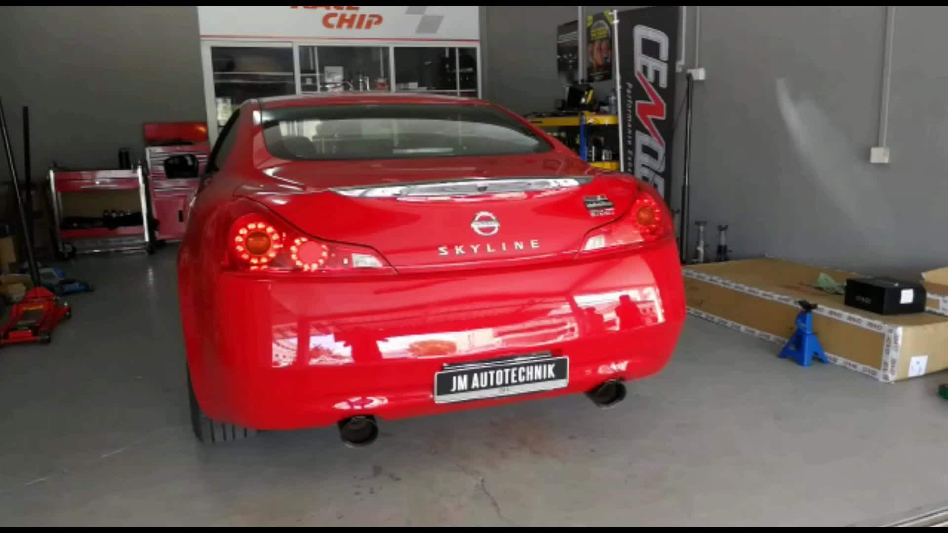 Active Sound Exhaust Pipe Carbon Fiber Tips System For Q70l Qx70