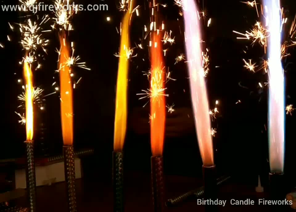 Indoor Ice Fountain Candles Wedding Fireworks Birthday